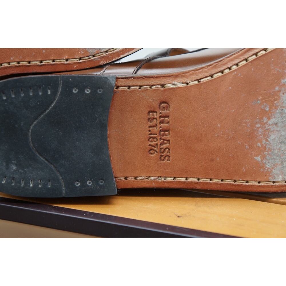 G.H. Bass Weejuns Mary Jane Loafers Brown Leather Women’s Size 11 - Picture 13 of 14
